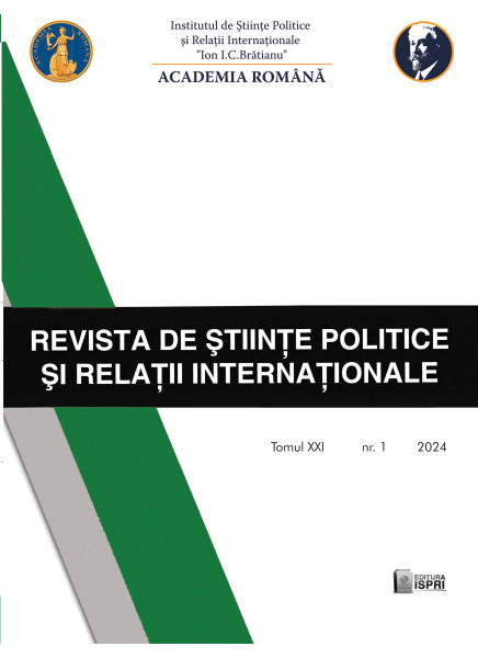 Revista de Științe Politice și Relații Internaționale Nr.1 / 2024 Revista de Științe Politice și Relații Internaționale Nr.1 / 2024