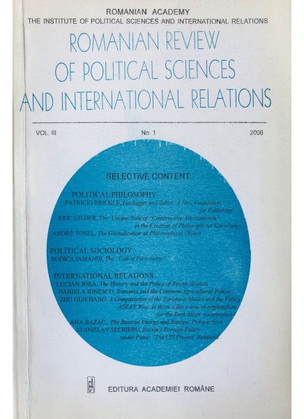 Romanian Review of Political Sciences and International Relations Nr.1 / 2006