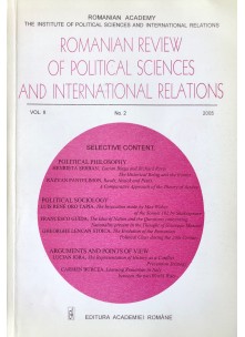Romanian Review of Political Sciences and International Relations Nr.2 / 2005