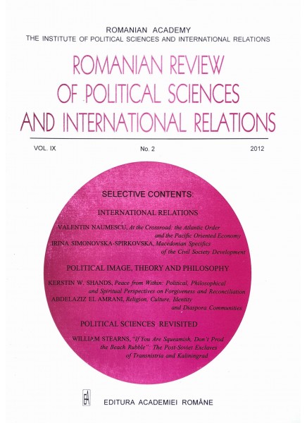 Romanian Review of Political Sciences and International Relations Nr.2 / 2012