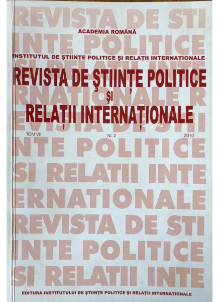 Revista de Științe Politice și Relații Internaționale nr.2 /2010